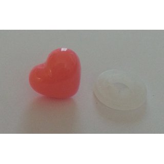 Nase Herz rosa 18mm