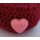 Nase Herz rosa 18mm