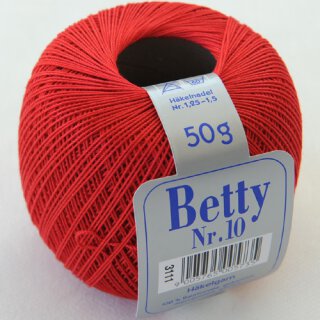 Betty Häkelgarn 10 kirschrot 3111