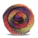 Flotte Socke 4fach Kolibri 6213 - lila-orange-blau