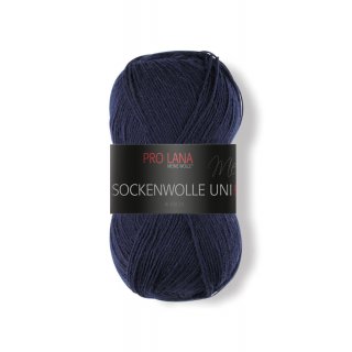 Sockenwolle Uni 409 - dunkelblau