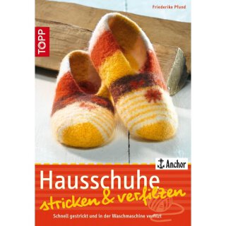 Hausschuhe stricken und verfilzen