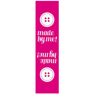 Label Made by me pink 001