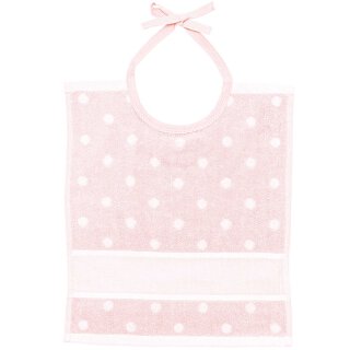 Lätzchen Rosa/Weiß