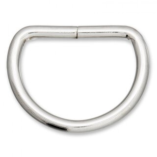 Metall-Halbring, nickel 30mm