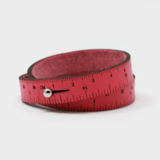 Handgelenksmaband - Wristruler bunt hot pink (05)