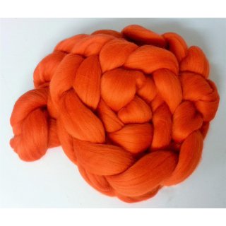 Merino Kammuzg-farbig orange