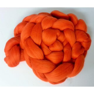 Merino Kammuzg-farbig orange