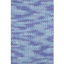 HANDARBEITSGARN COLOR HELLBLAU BEDRUCKT