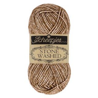 STONE WASHED Brauner Achat (822)