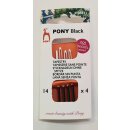 Pony Black Sticknadeln ohne Spitze Stärke 14...