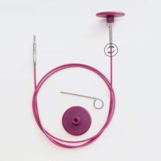 Knit Pro Seil - Swivel - Edelstahl 360° drehbar