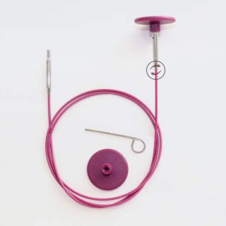 Knit Pro Seil - Swivel - Edelstahl 360 drehbar 40 cm