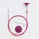 Knit Pro Seil - Swivel - Edelstahl 360° drehbar 50 cm
