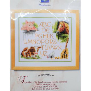 Zählmusterpackung ABC Bauernhof