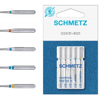 Combi-Box Schmetz 130/705 H NM 70-90 - Nähmaschinennadeln