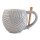 Wollknäuel Tasse grau