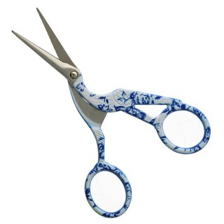 Storchenschere  blau-weiß (11,5 cm)