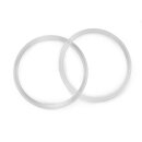 Taschengriffe aus Acryl, transparent DM 14cm