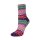 Flotte Socke 4fach Burano apricot-pink-lila-gelb (1886)