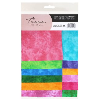 Tissu de Marie Stoff Baumwolle Wolken 12,5x12,5cm