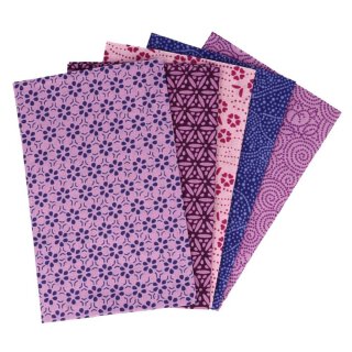 Tissu de Marie Fat Quarter Bündel - Artistic Amethyst