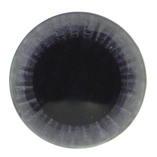 TIERAUGEN - SICHERHEITSAUGEN 12MM schwarz-grau