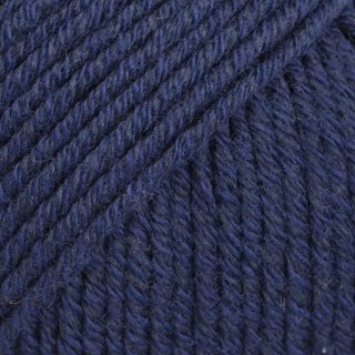 Cotton Merino [Uni] marine (08)