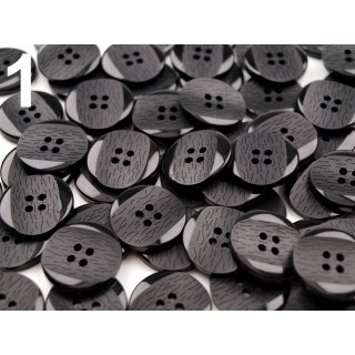 Knpfe Kunststoff 21mm schwarz (1)