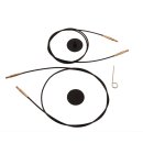 Seil schwarz/gold - 50 cm