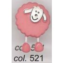 Knopf "Schäfchen" pink (521)